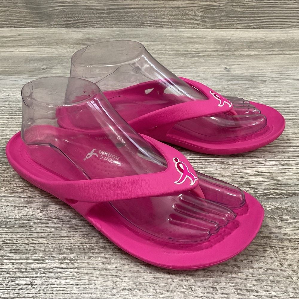 Crocs Kadee Pink BCA Breast Cancer Awareness Sandals Susan G. Komen Women's US 8